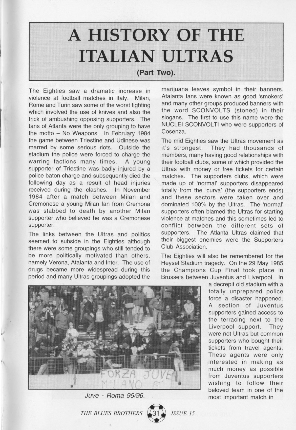 A History of the Italian Ultras, Part 2 of 4